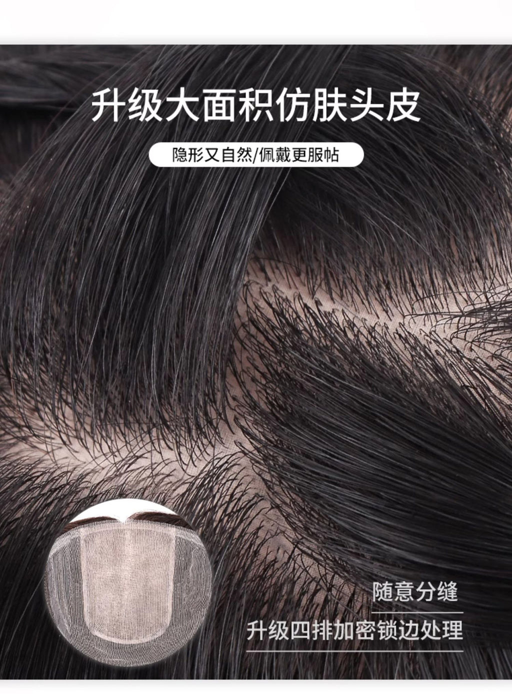 假发套短发女全头套真发全真人发丝自然减龄波波头女士全真发假发
