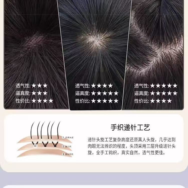 全頭套假髮女短直髮仿真髮絲波波頭自然顯年輕中老年媽媽圓臉減齡