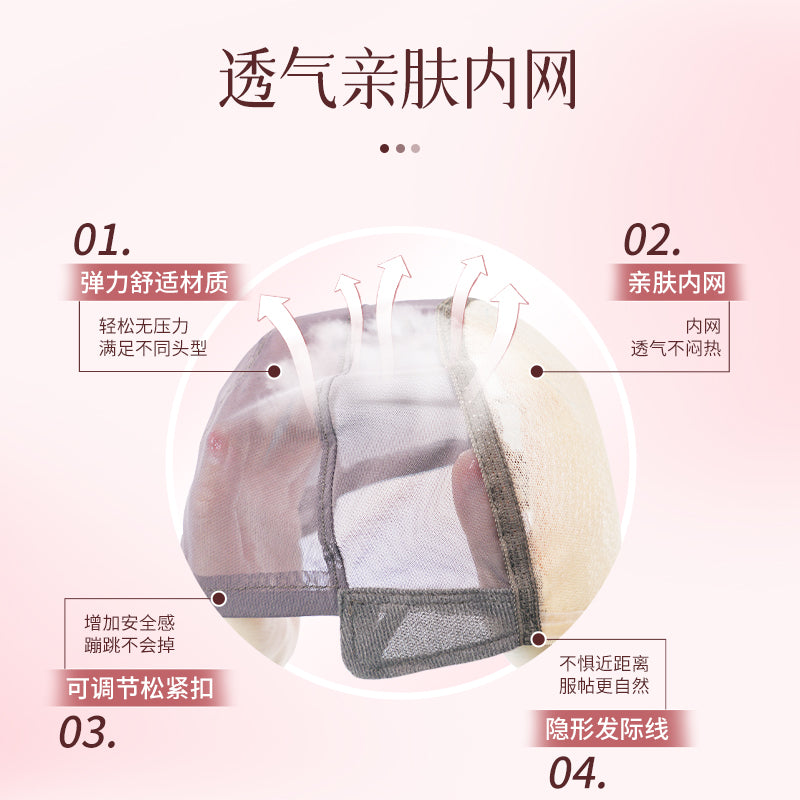 假髮短髮女波波頭真發全真人髮絲自然假髮套媽媽減齡整頂全頭套