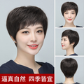 【高端全手织】【值得送妈妈的礼物】全头套轻薄透气假发