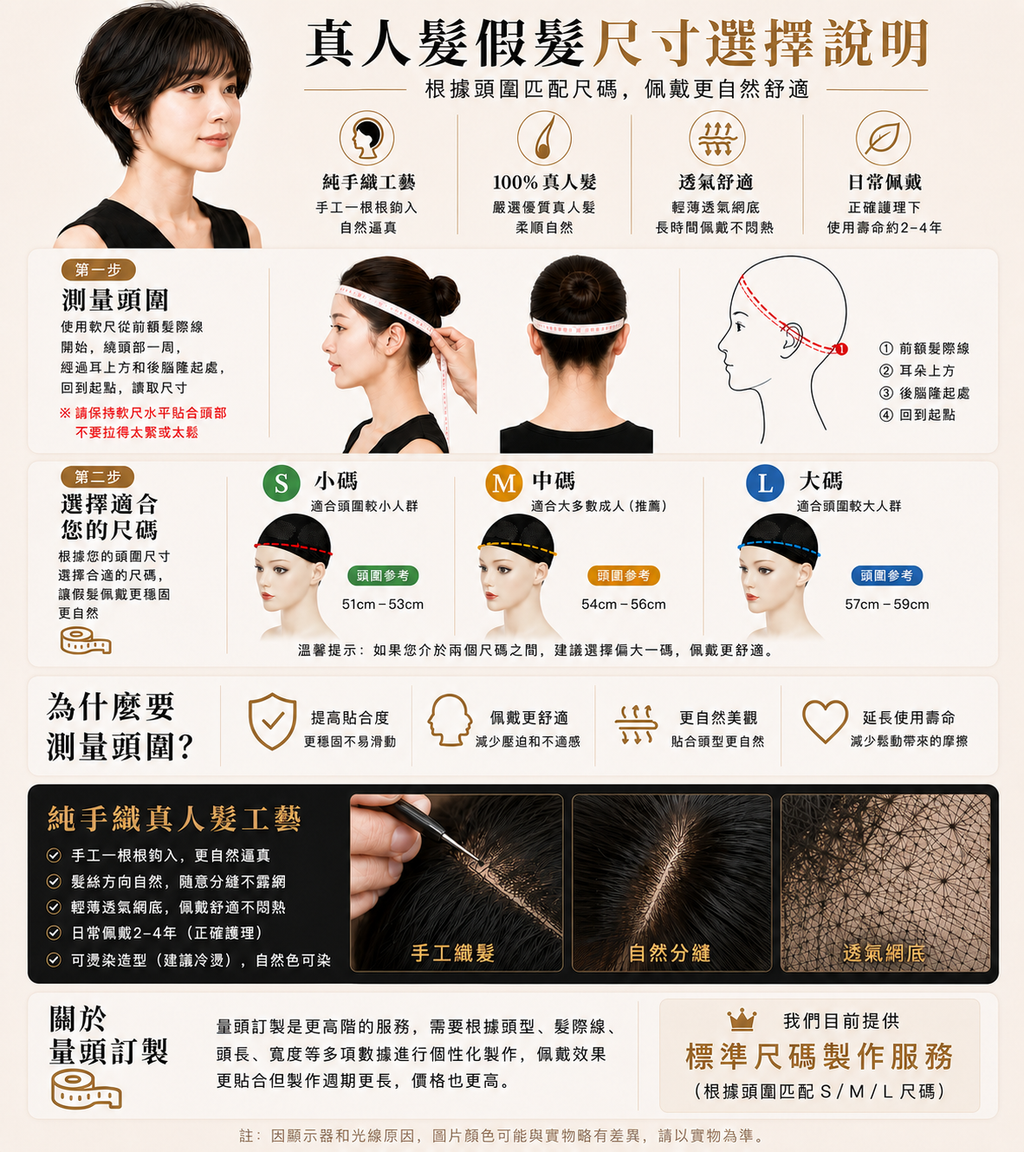 時尚氣質中長髮外翹真人髮