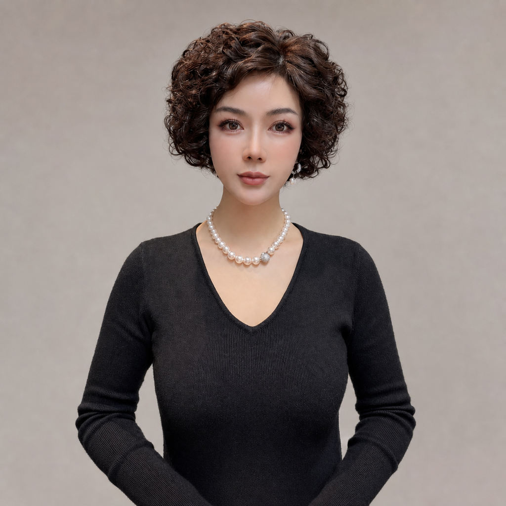 法式時尚減齡慵懶風真人髮