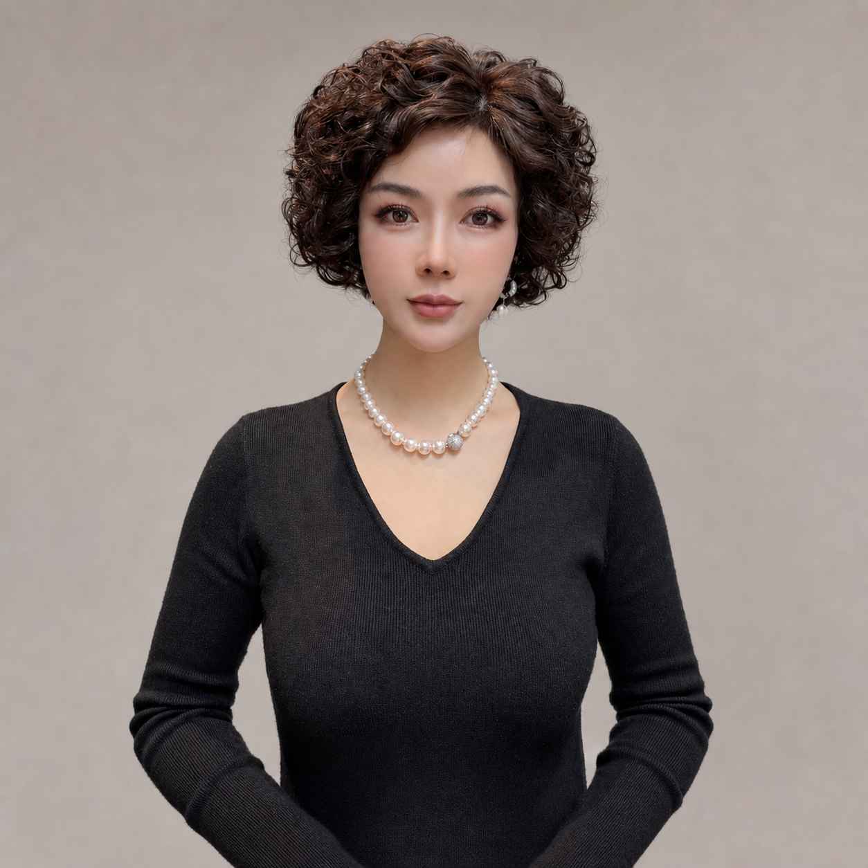 法式時尚減齡慵懶風真人髮