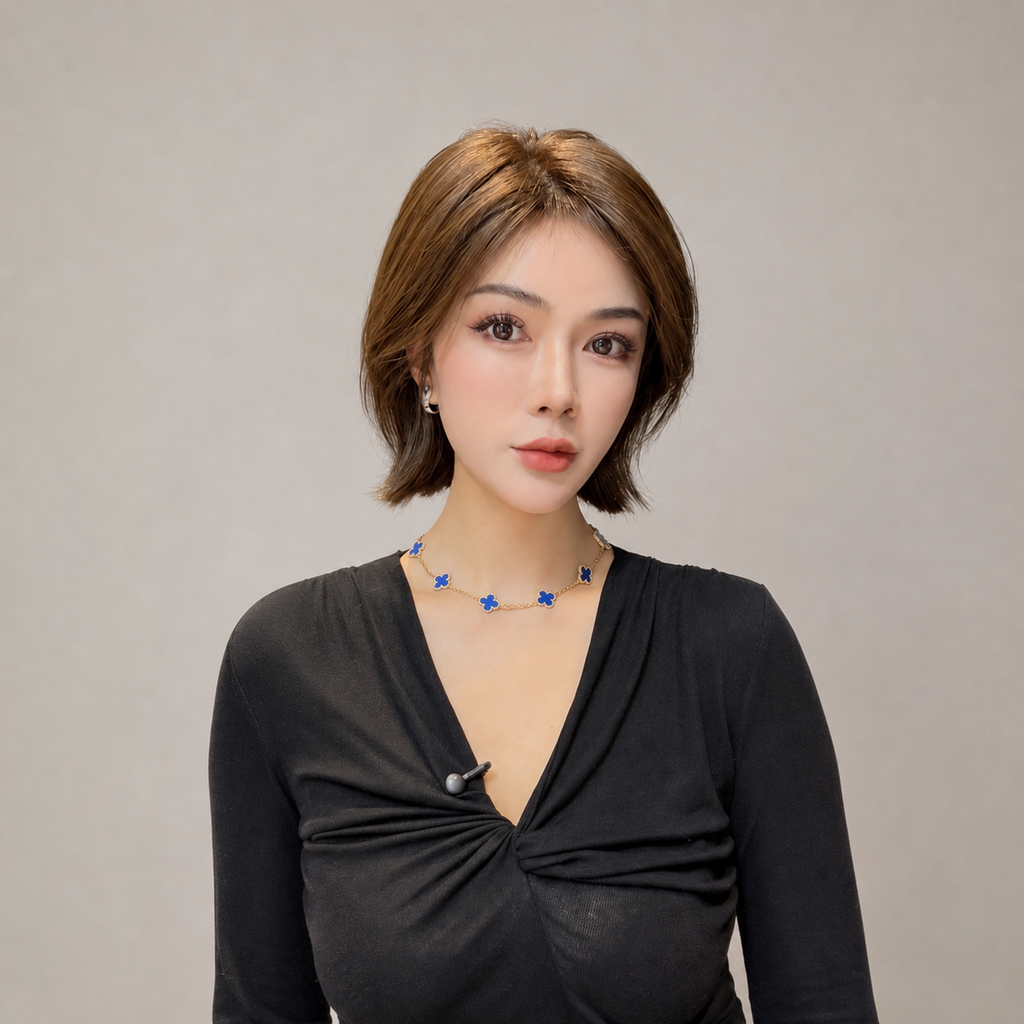 小翹頭明星同款時尚全真髮
