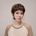 時尚菠蘿燙外翹全真髮